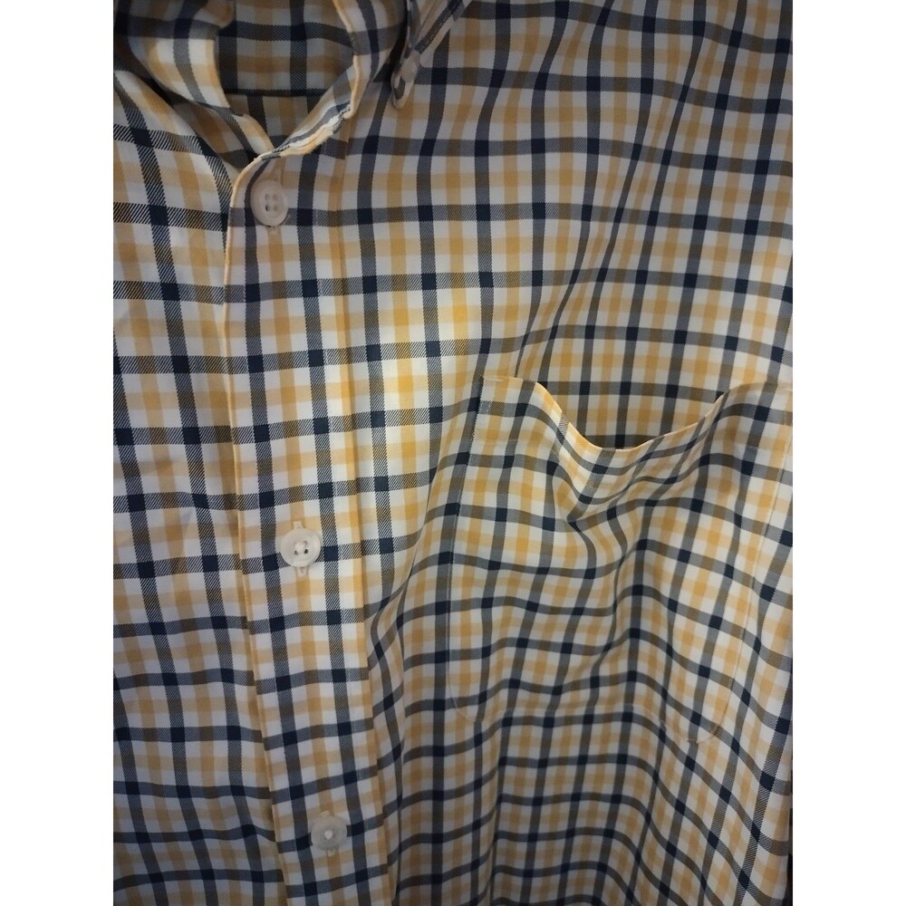 Duluth Trading Company Men's Long Sleeve Button Down Plaid Dress Shirt Size 2XL - Picture 6 of 10